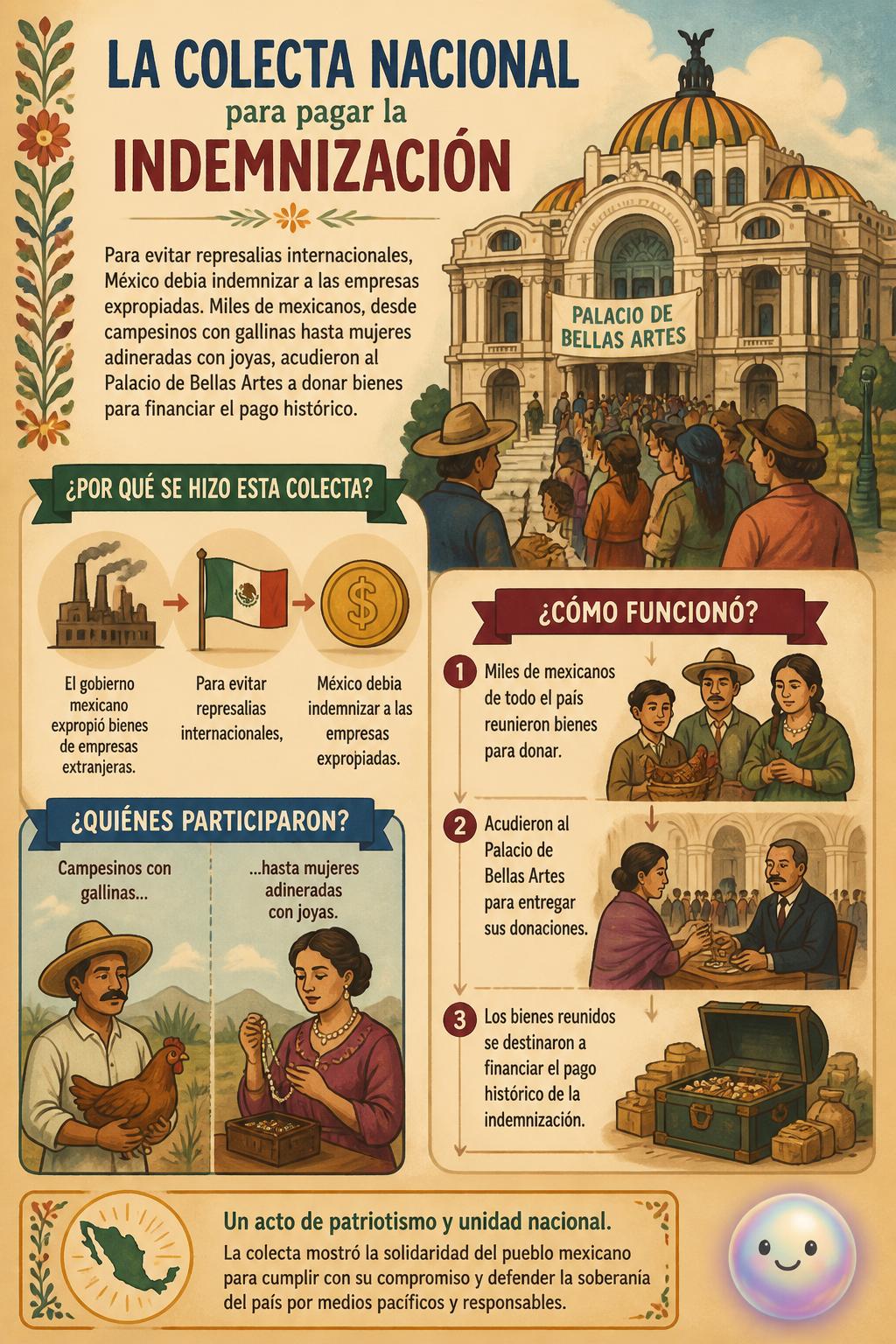 La colecta nacional para pagar la indemnización