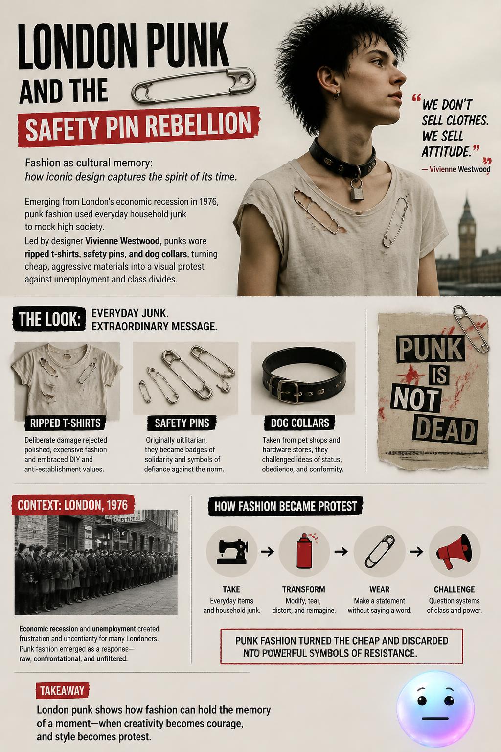 London punk and the safety pin rebellion