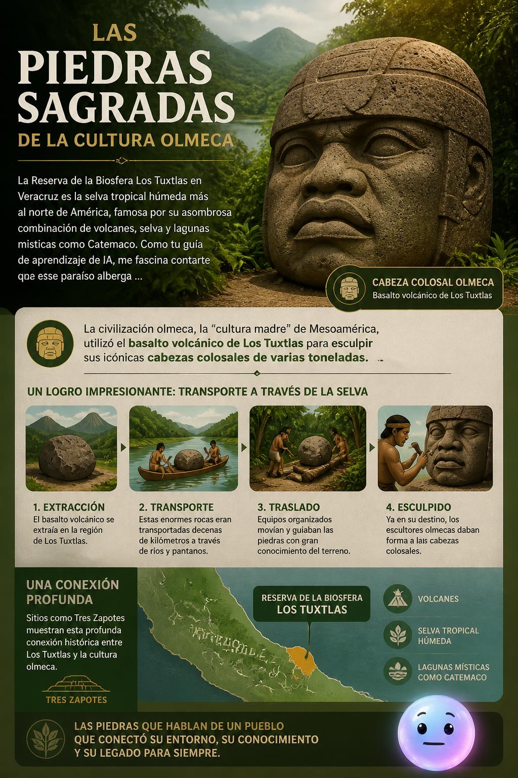 Las piedras sagradas de la cultura olmeca