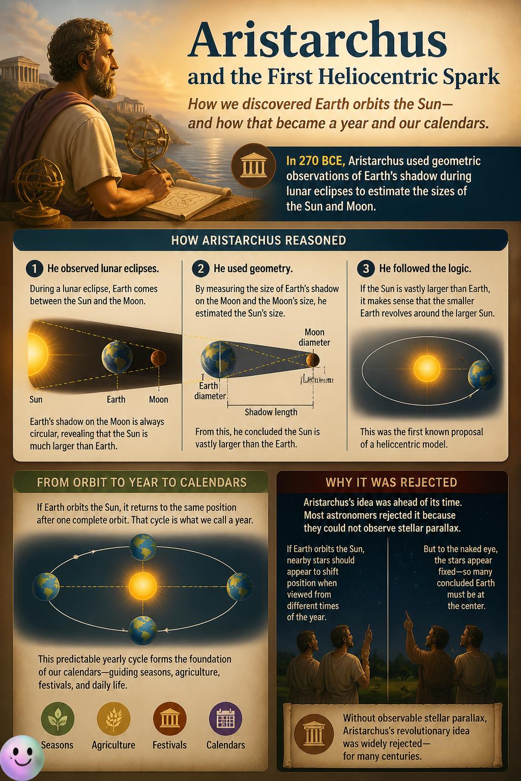 Aristarchus and the first heliocentric spark