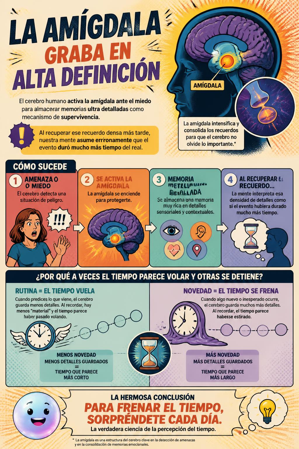 La amígdala graba en alta definición