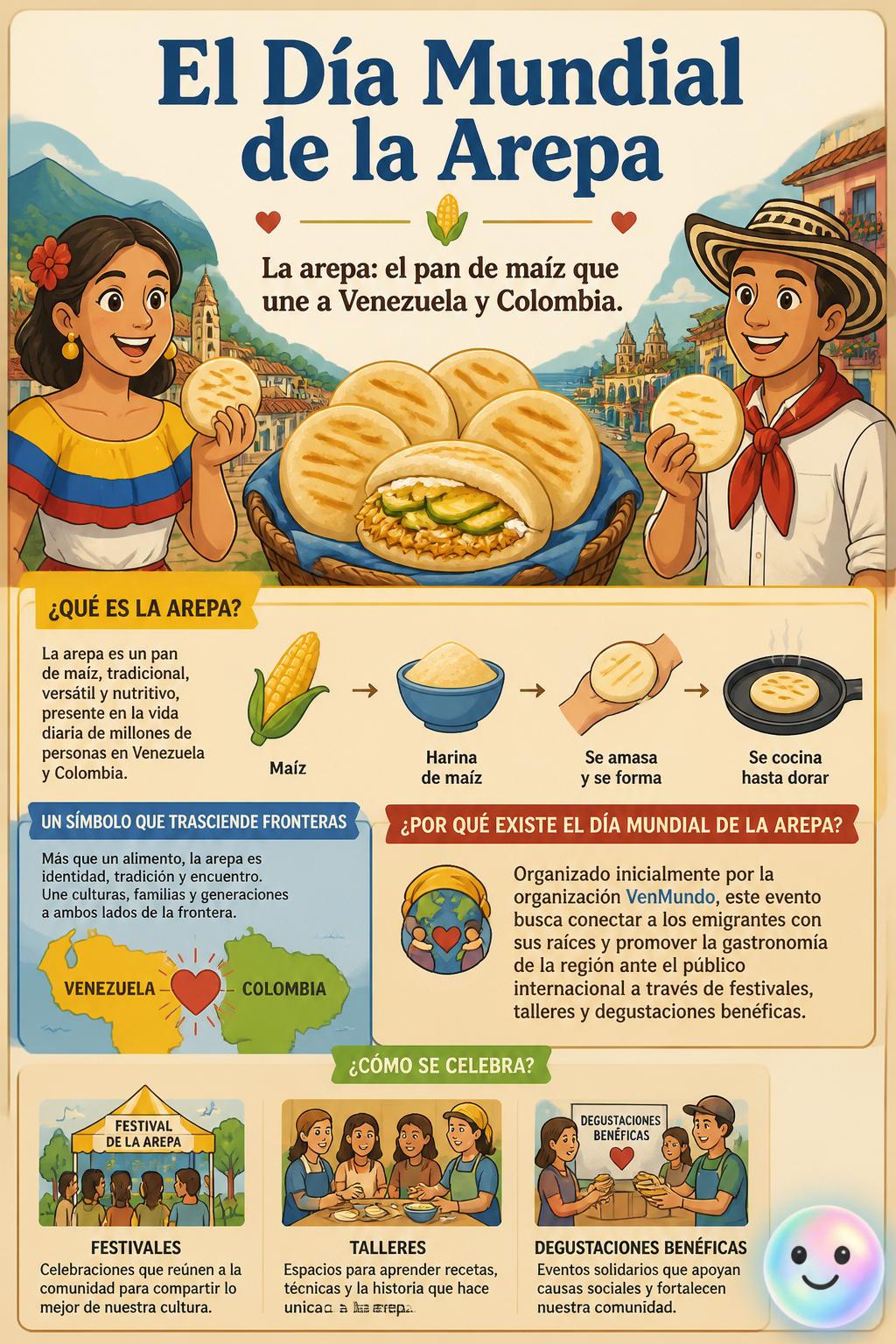 El Día Mundial de la Arepa