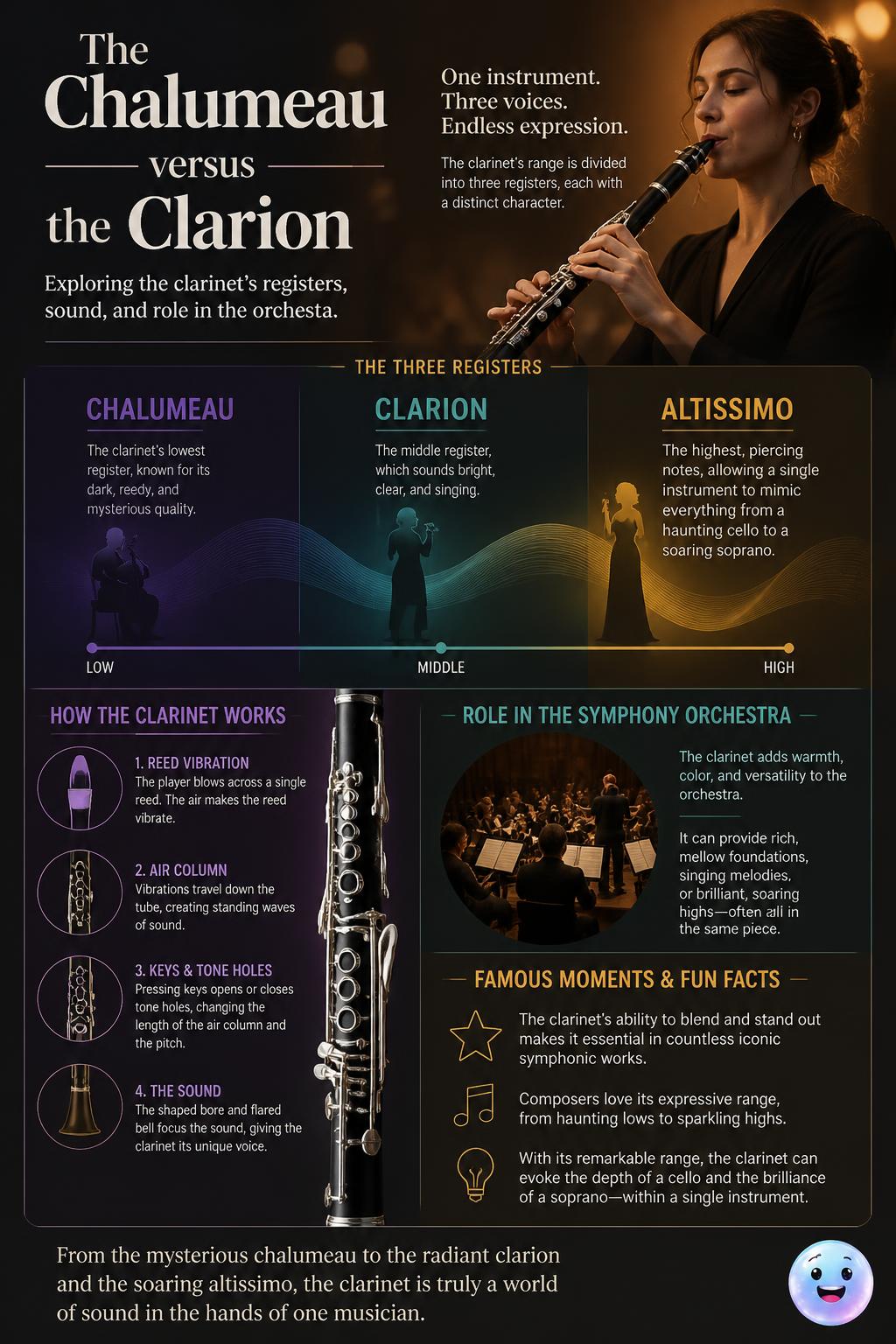 The chalumeau versus the clarion