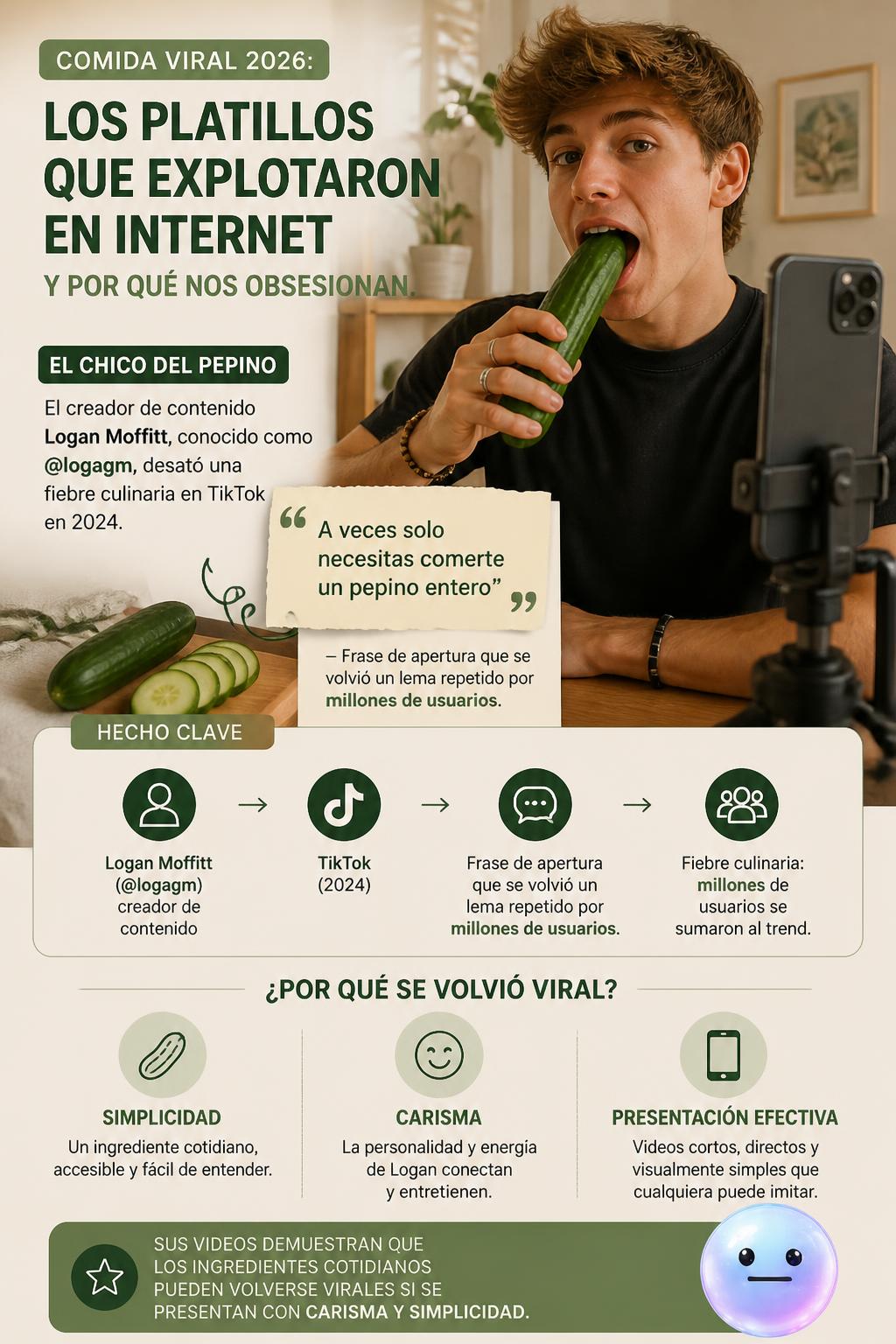 El chico del pepino y su lema