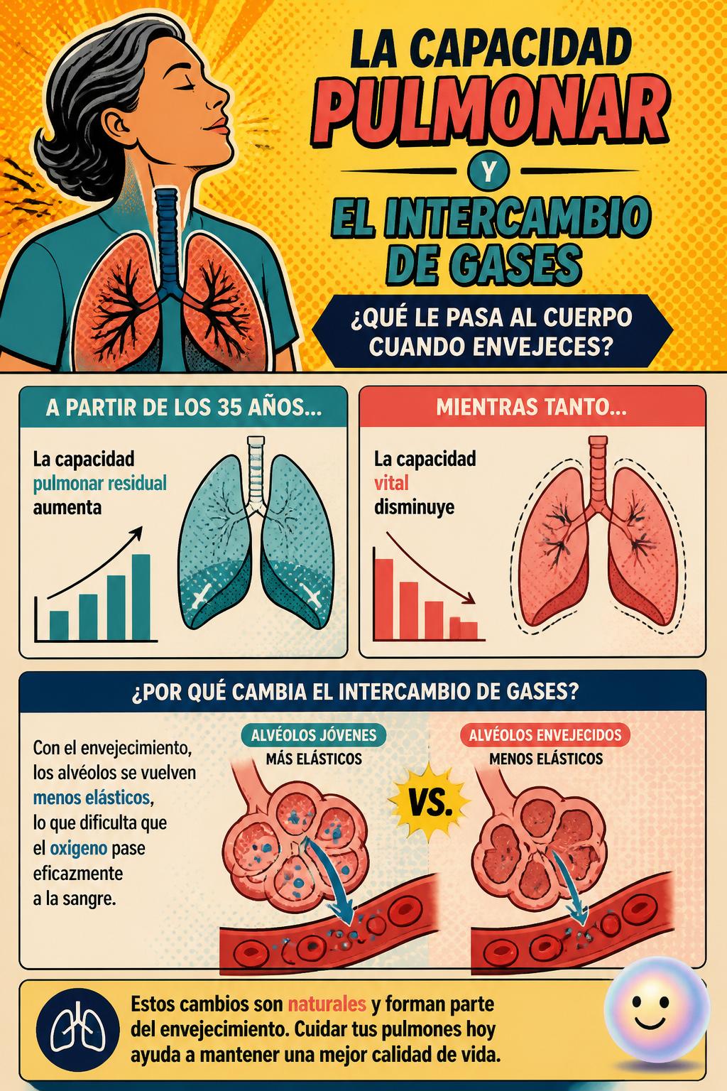 La capacidad pulmonar y el intercambio de gases