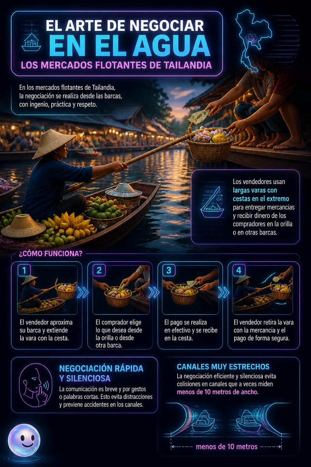 El arte de negociar en el agua