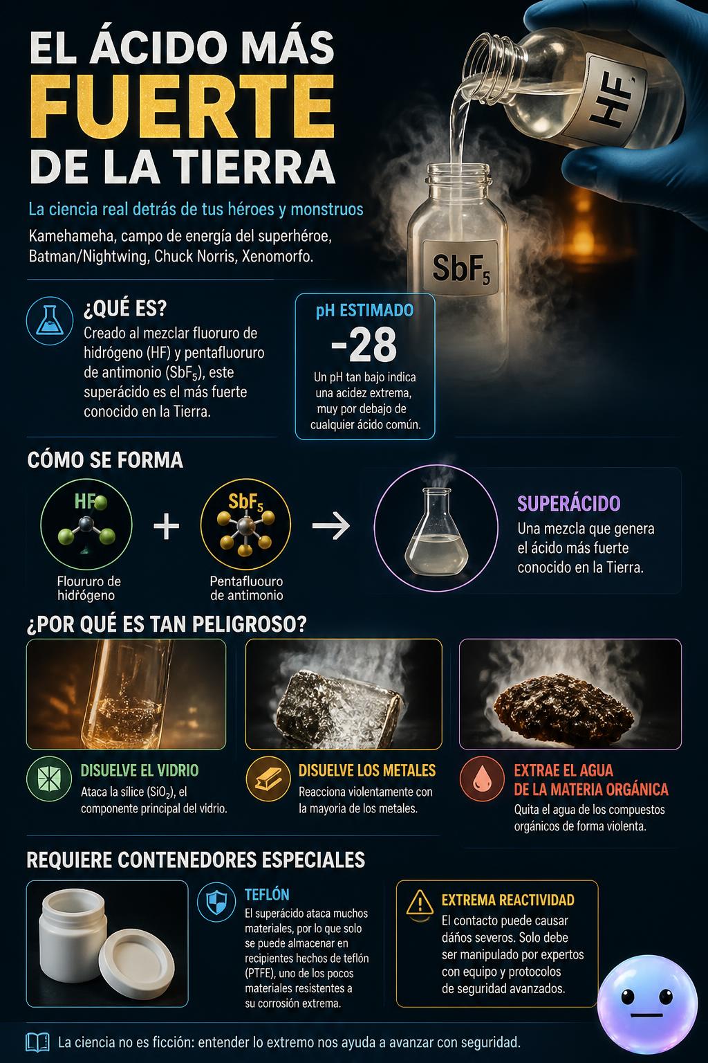 El ácido más fuerte de la Tierra