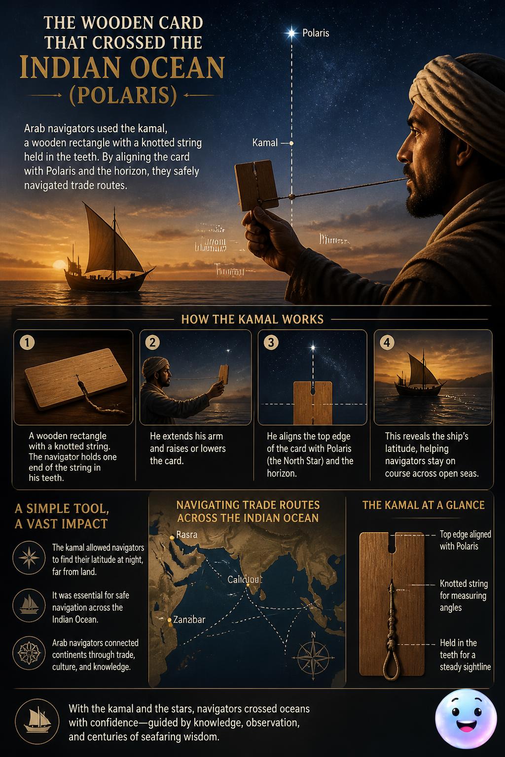The wooden card that crossed the Indian Ocean