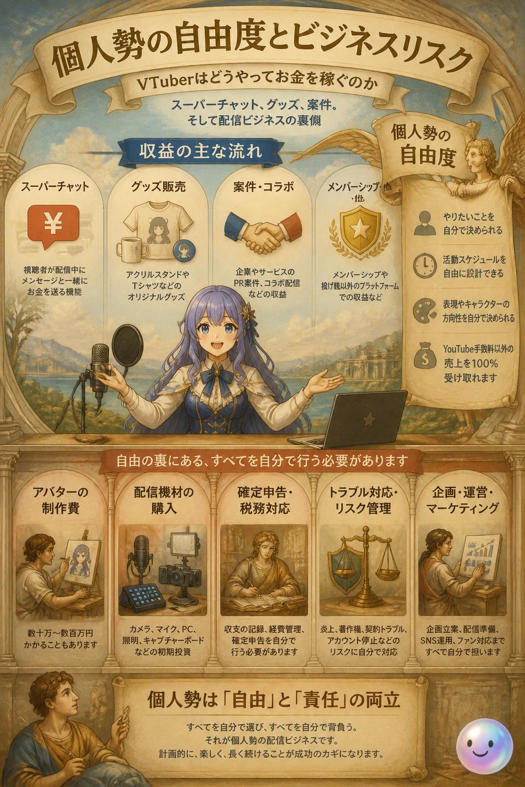 「個人勢」の自由度とビジネスリスク