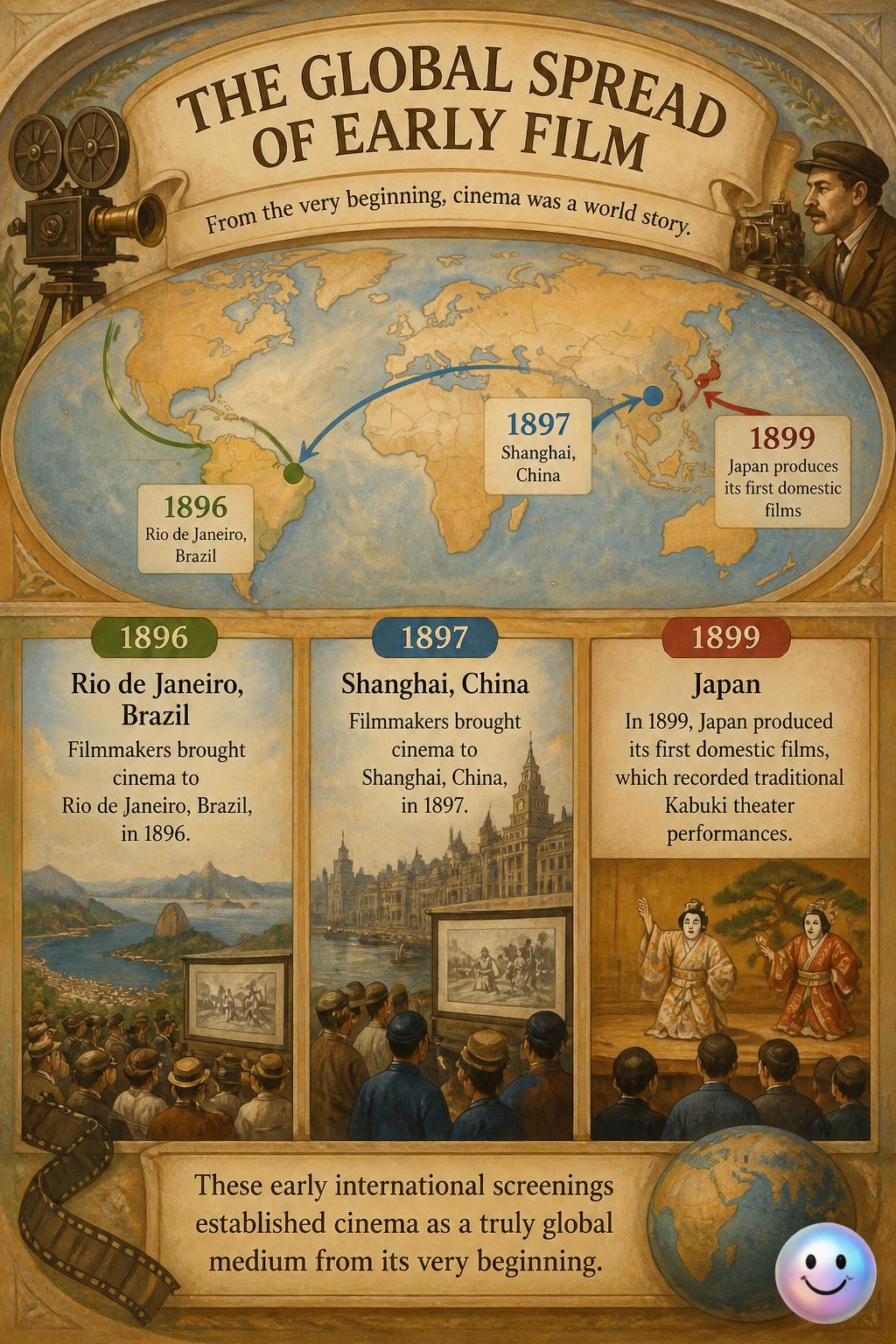 The global spread of early film
