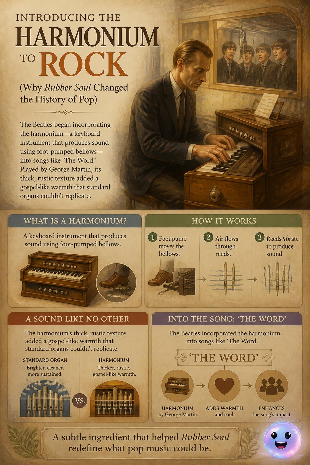 Introducing the harmonium to rock