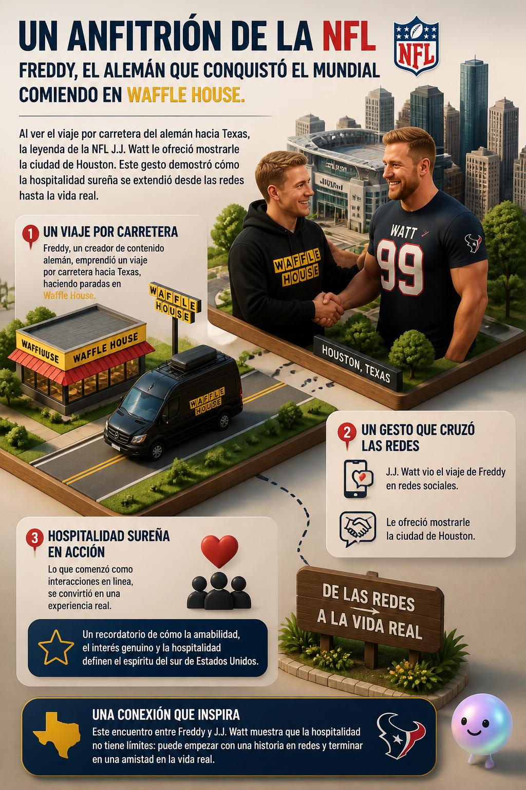 Un anfitrión de la NFL