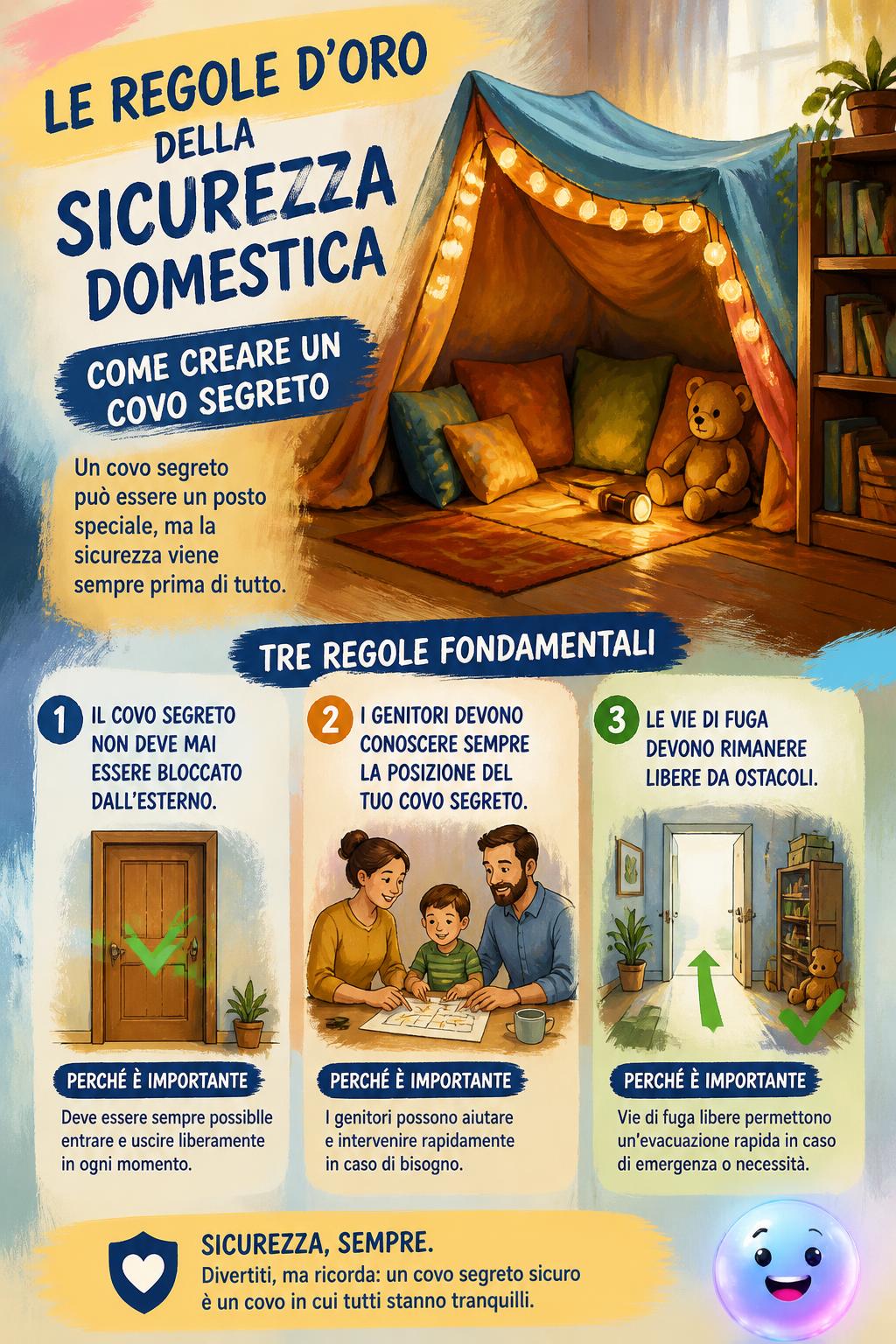 Le regole d'oro della sicurezza domestica