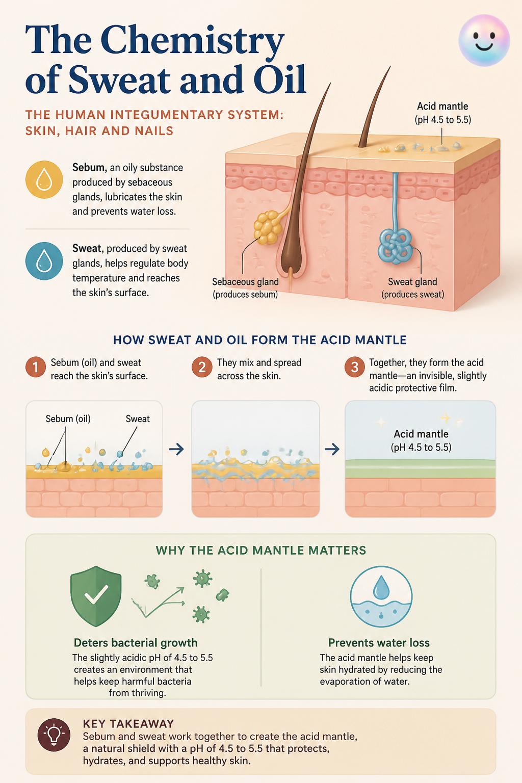 The chemistry of sweat and oil