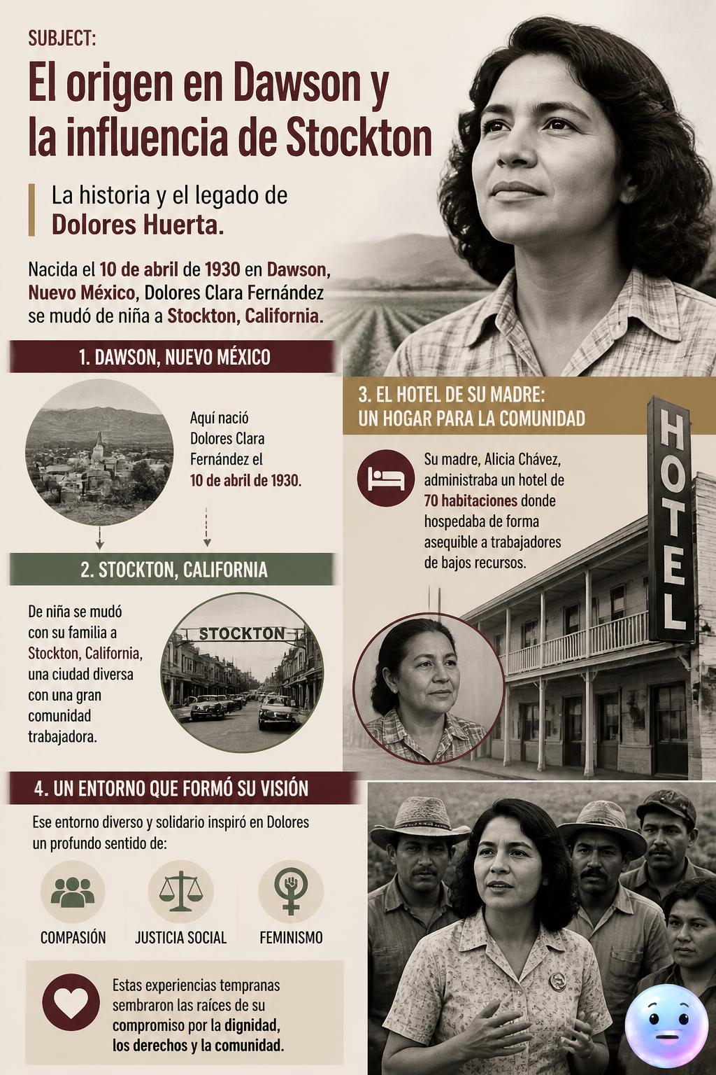 El origen en Dawson y la influencia de Stockton