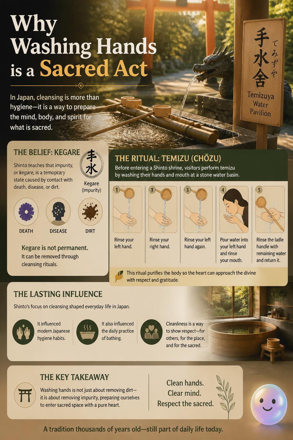 Why washing hands is a sacred act