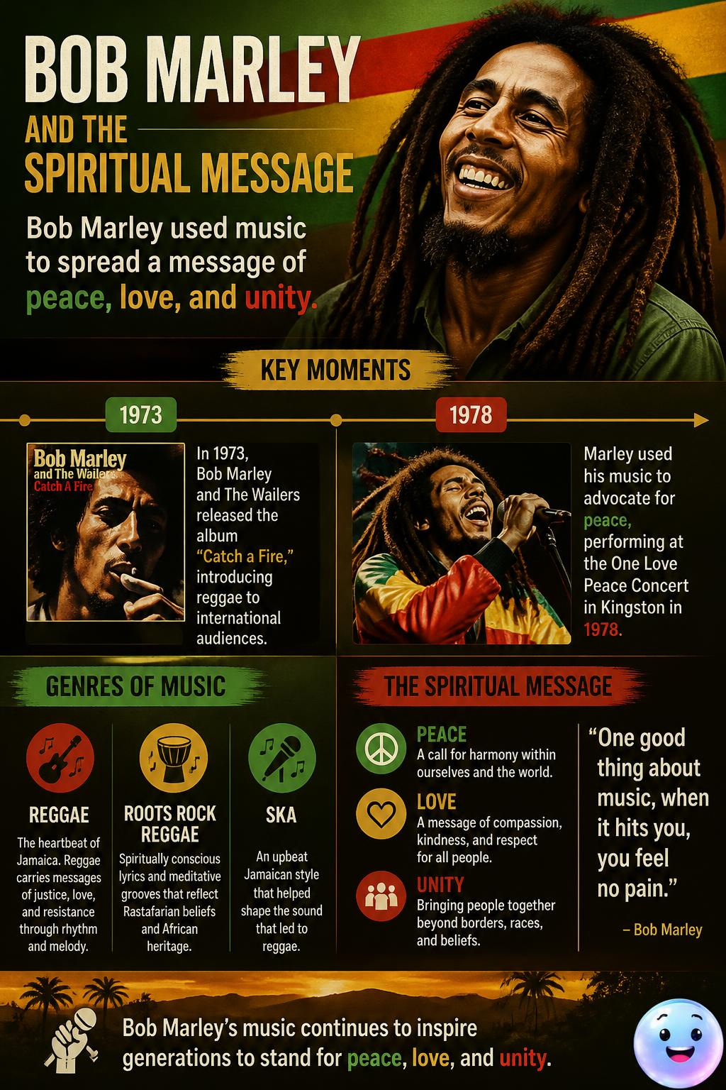 Bob Marley and the spiritual message