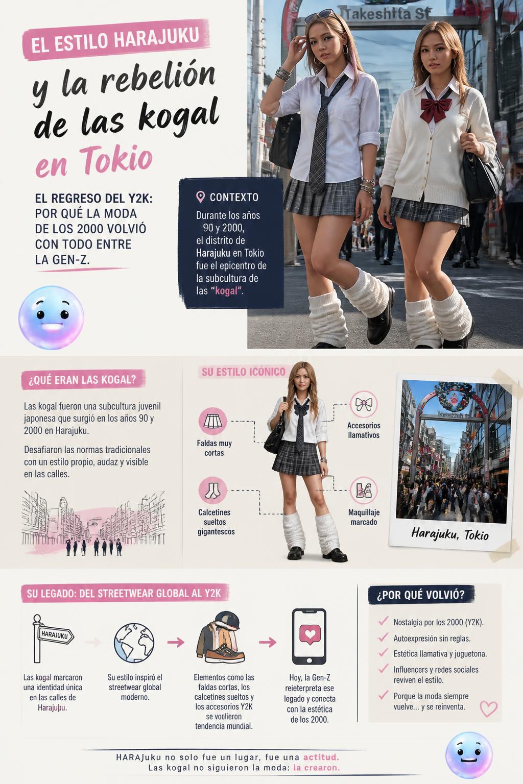 El estilo Harajuku y la rebelión de las kogal en Tokio