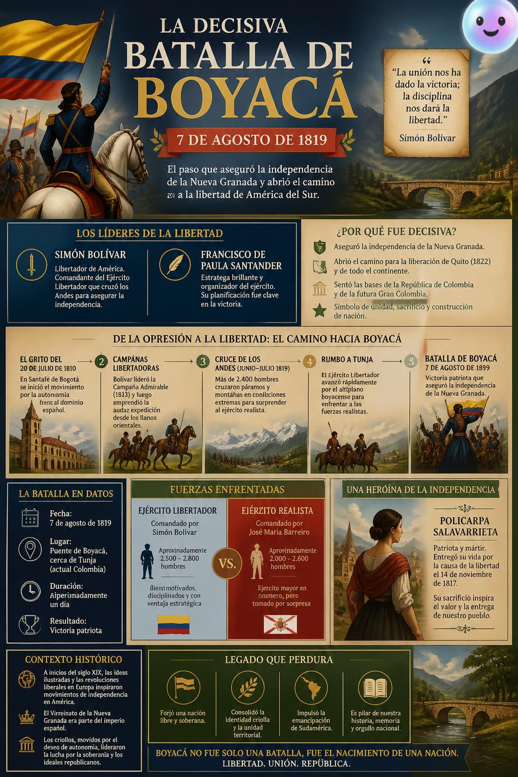 La decisiva Batalla de Boyacá
