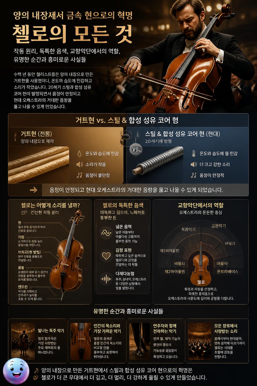 양의 내장에서 금속 현으로의 혁명