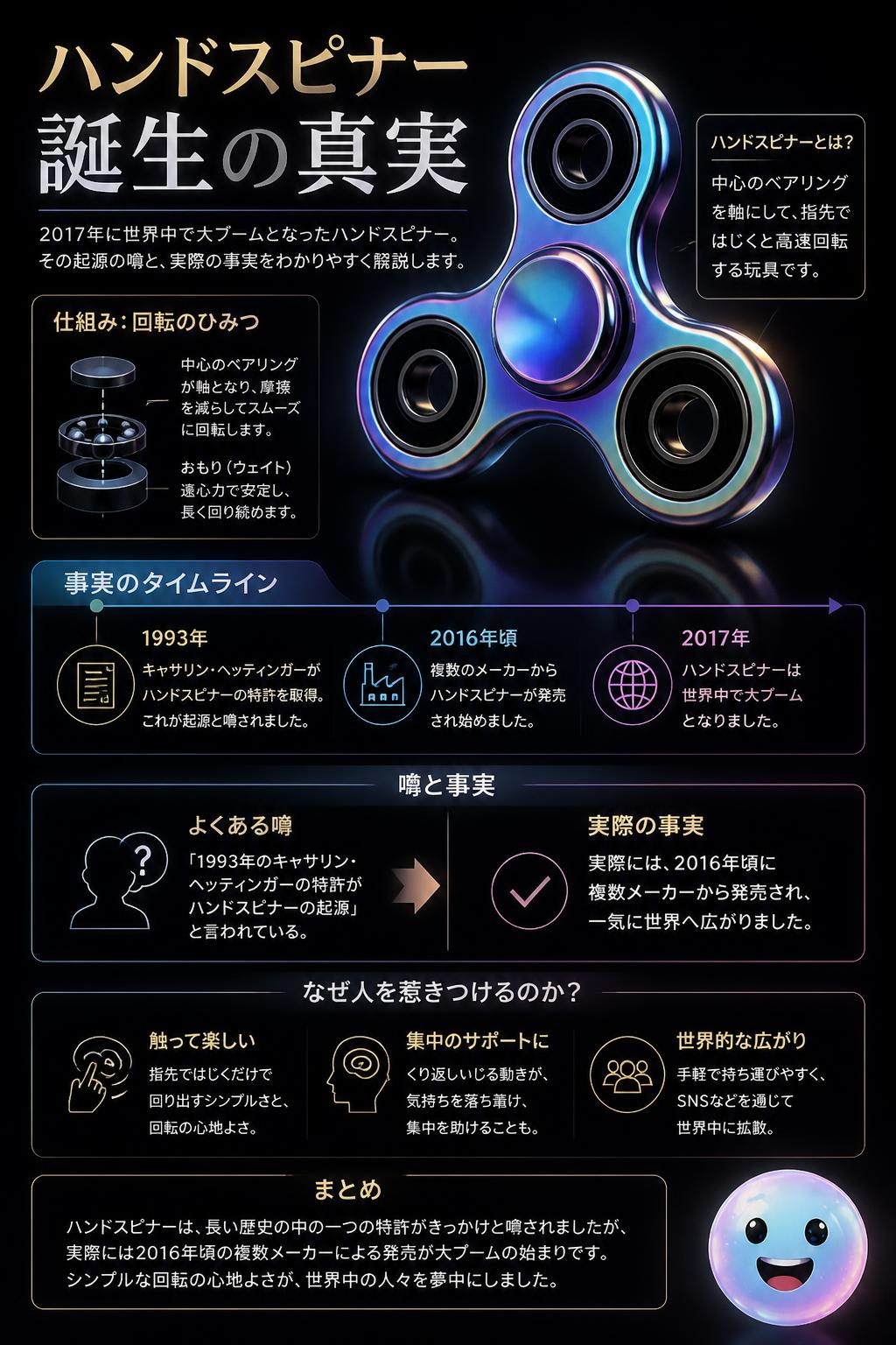 ハンドスピナー誕生の真実