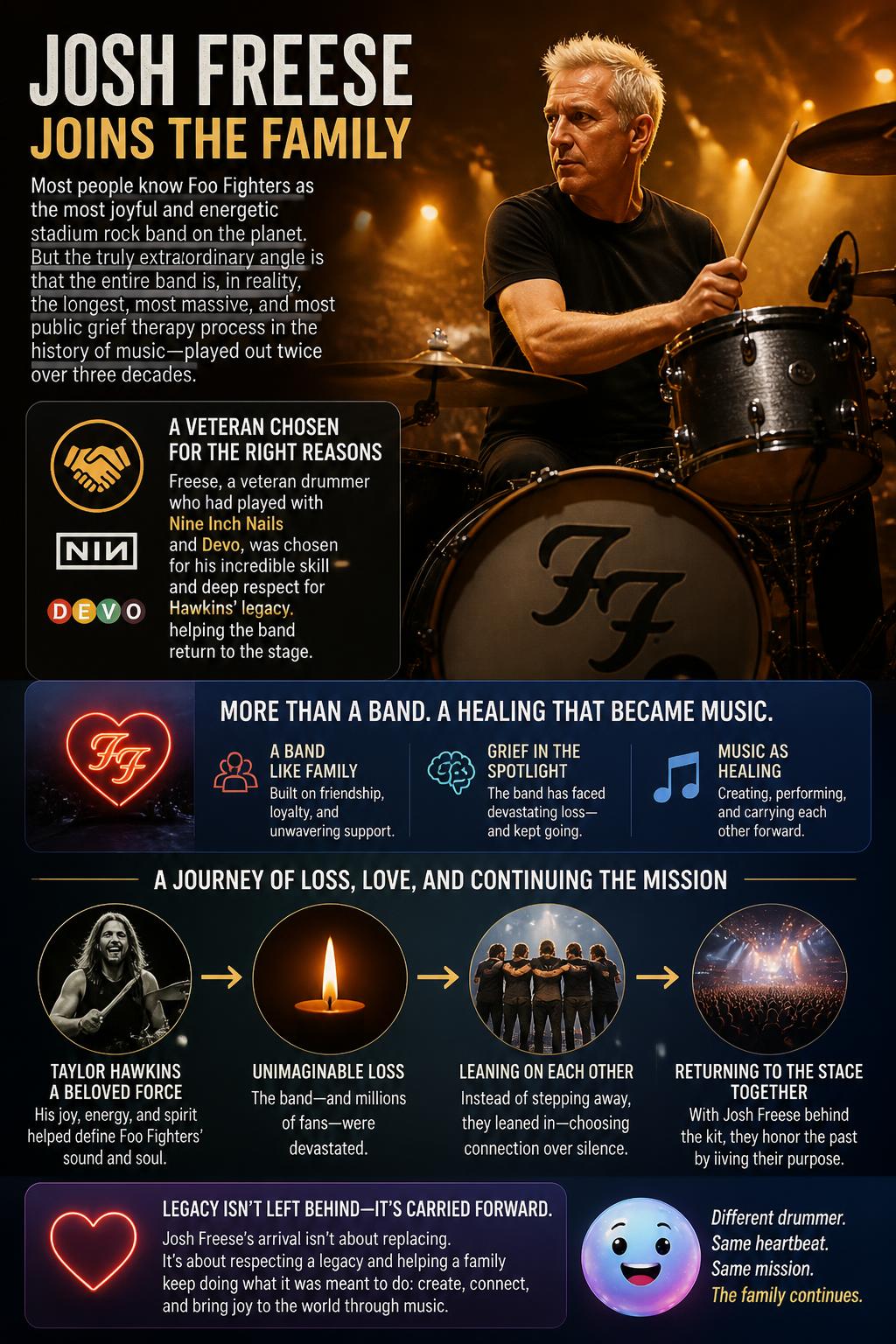 Josh Freese joins the family
