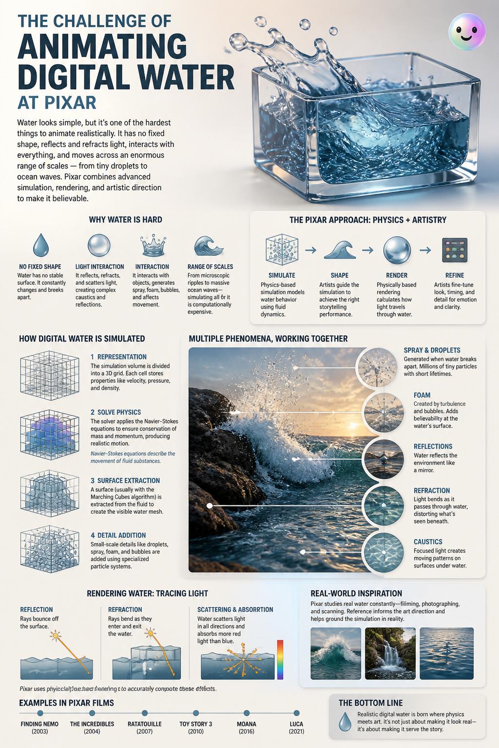 The challenge of animating digital water