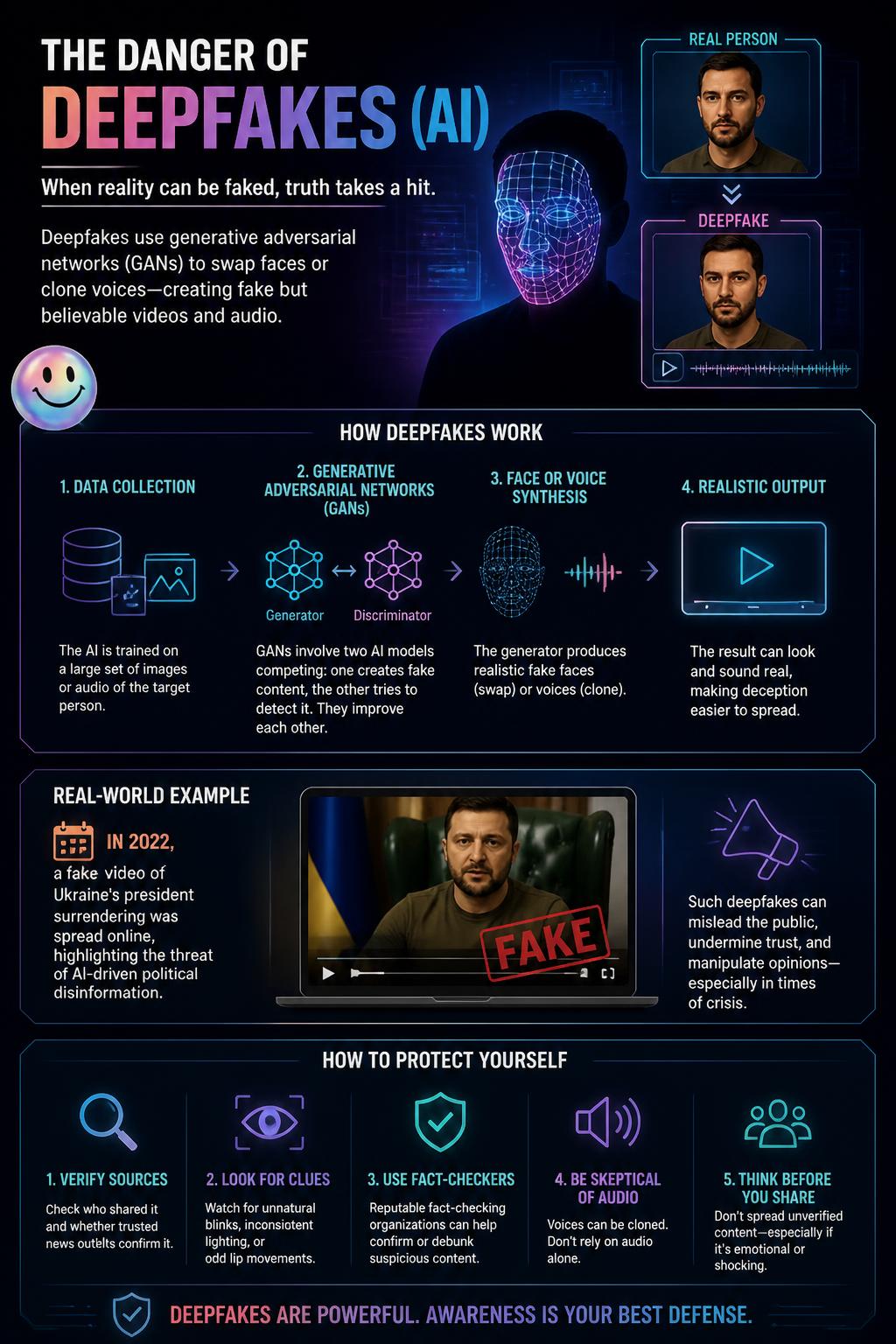 The danger of deepfakes