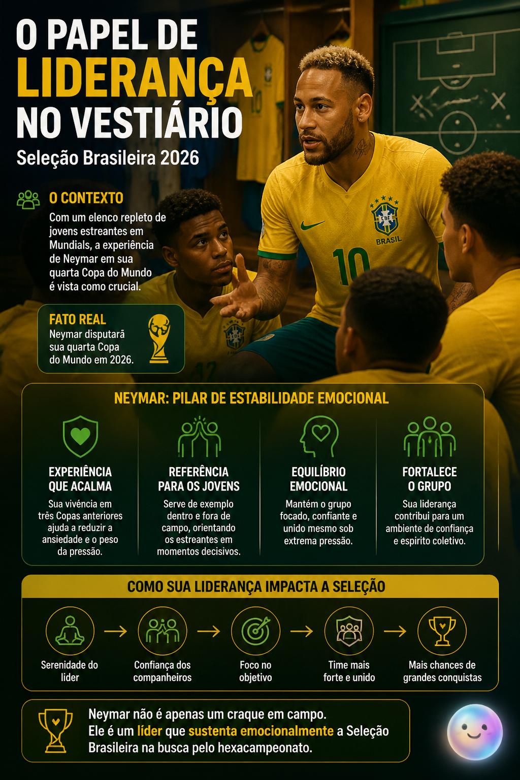 O papel de liderança no vestiário