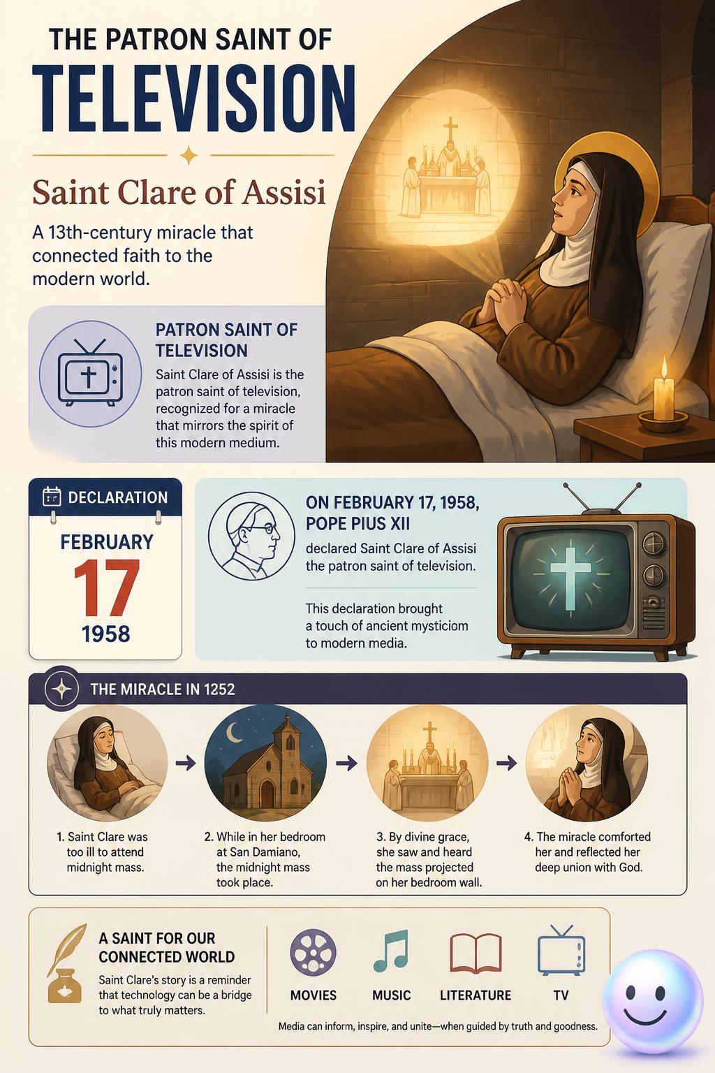 The patron saint of television