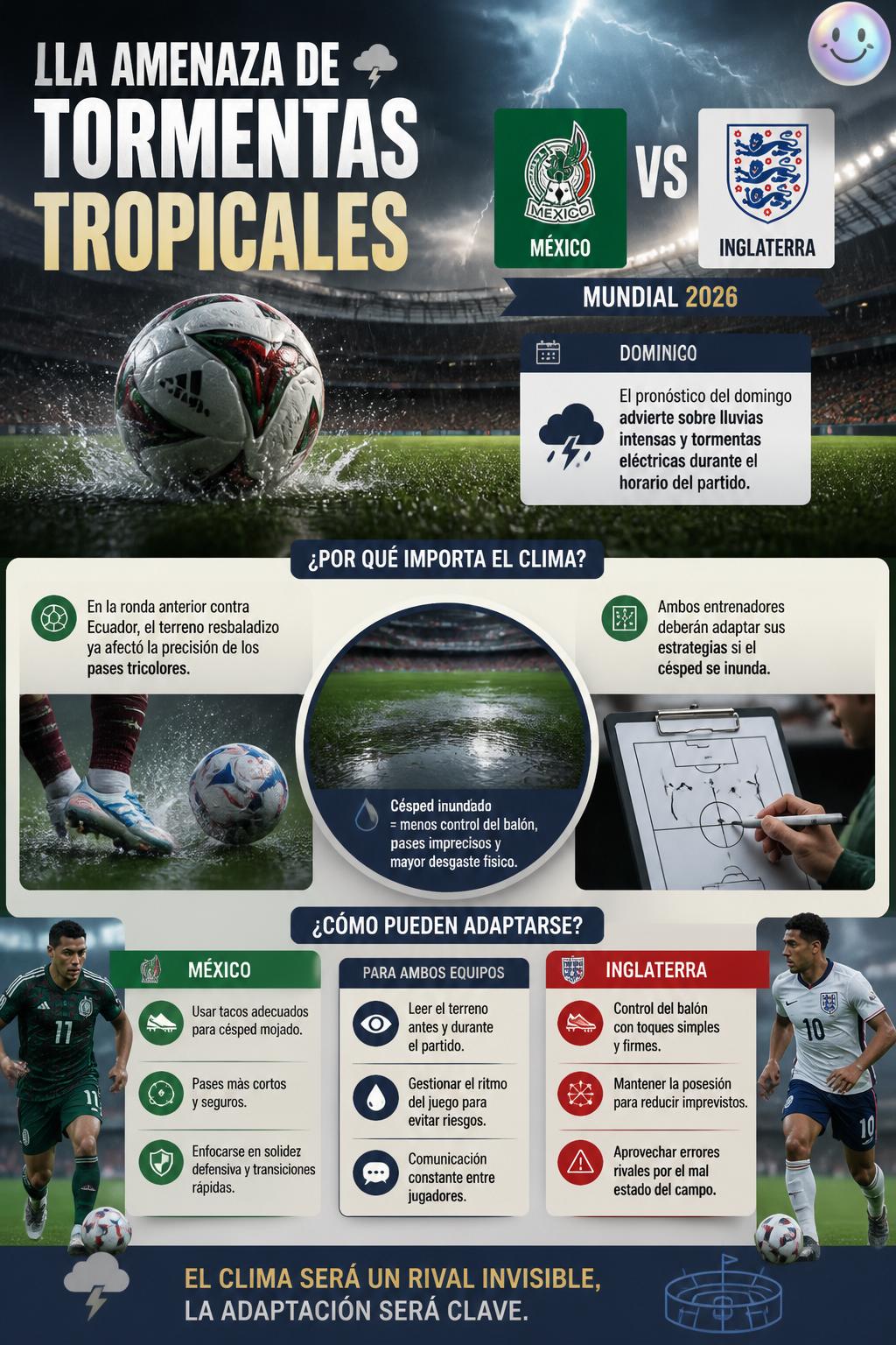 La amenaza de tormentas tropicales