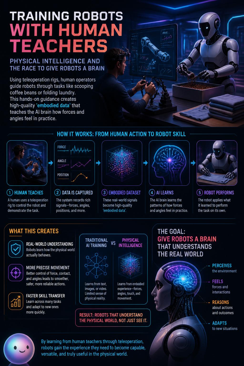 Training robots with human teachers