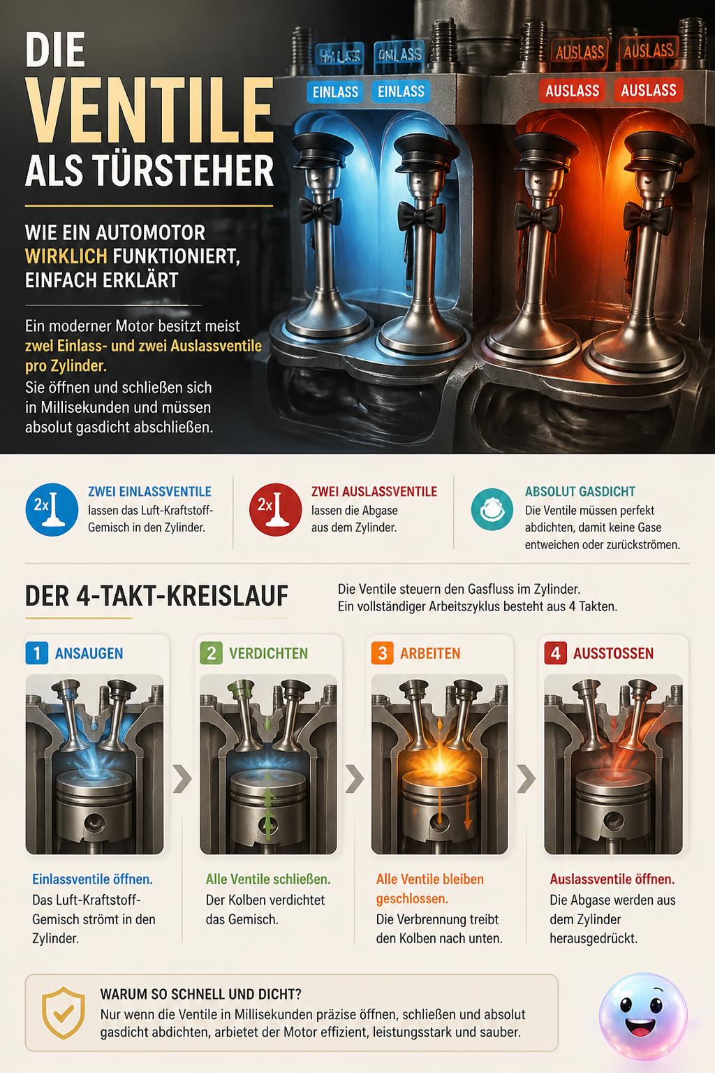 Die Ventile als Türsteher