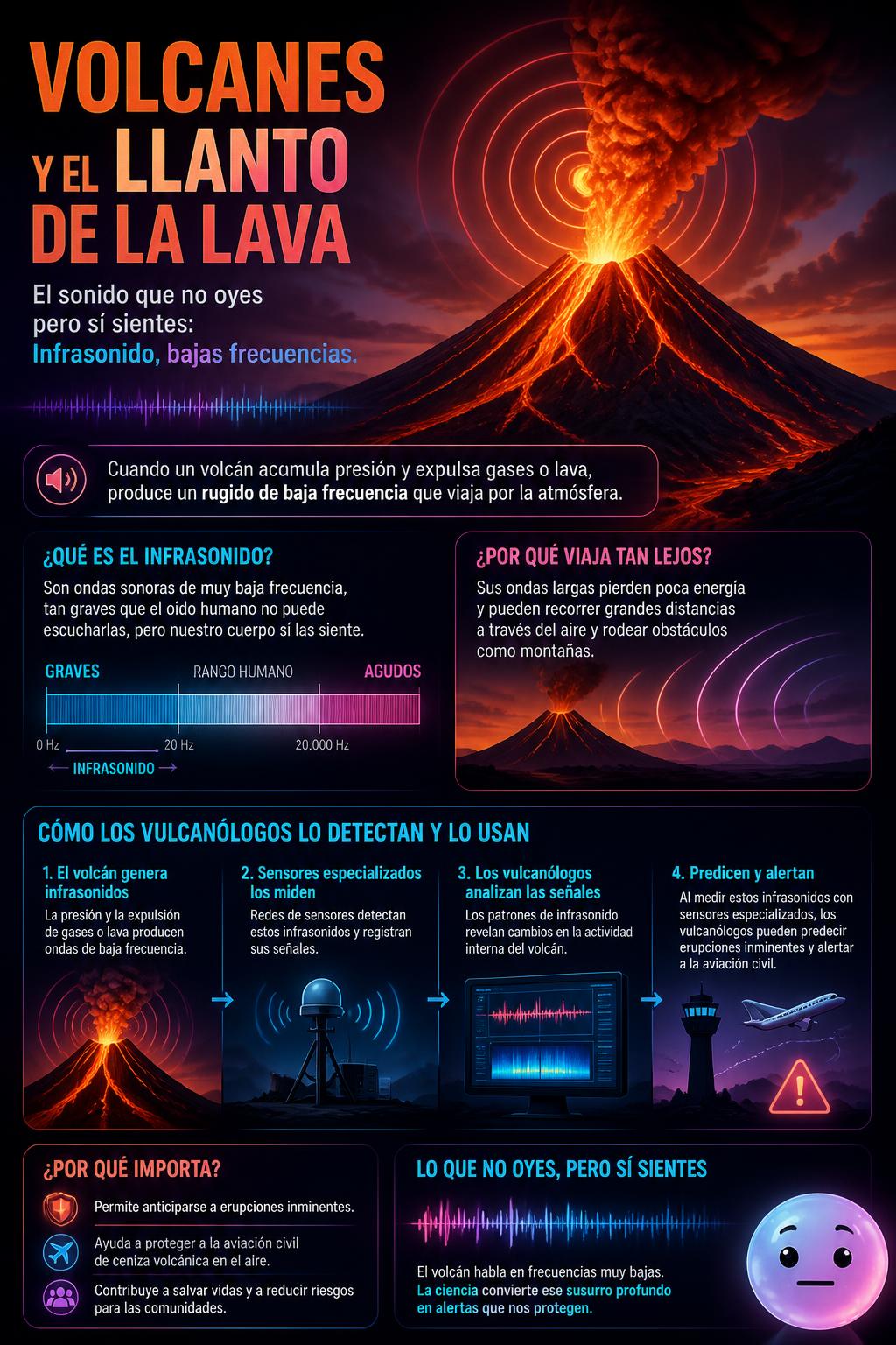 Volcanes y el llanto de la lava