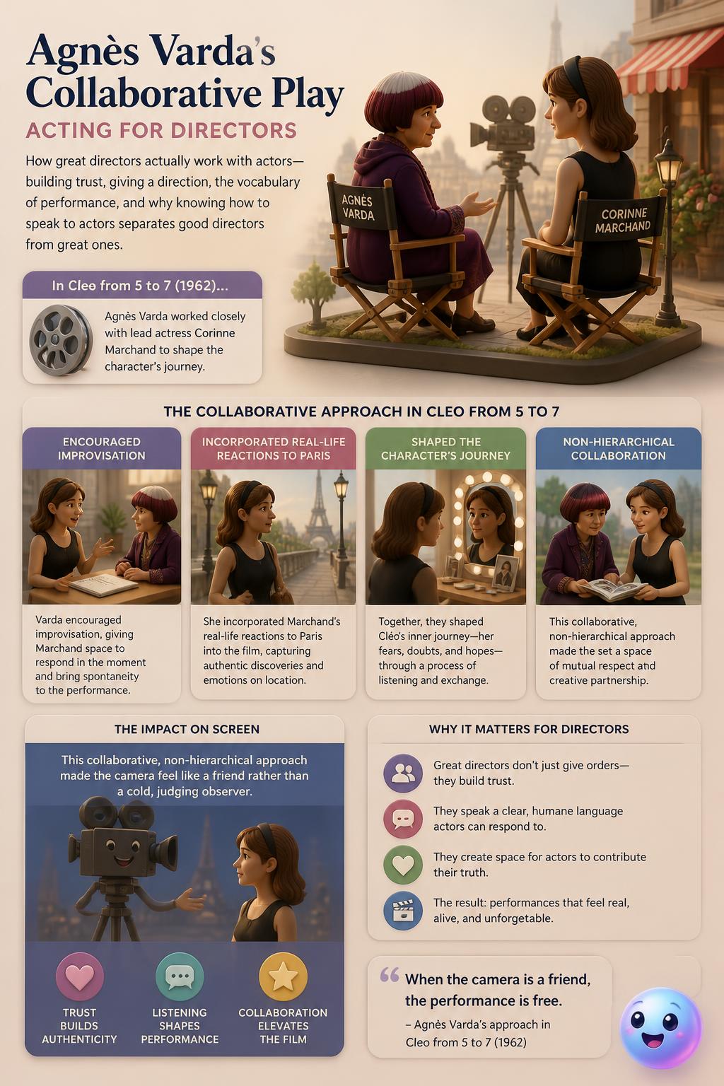 Agnès Varda's Collaborative Play for Directors