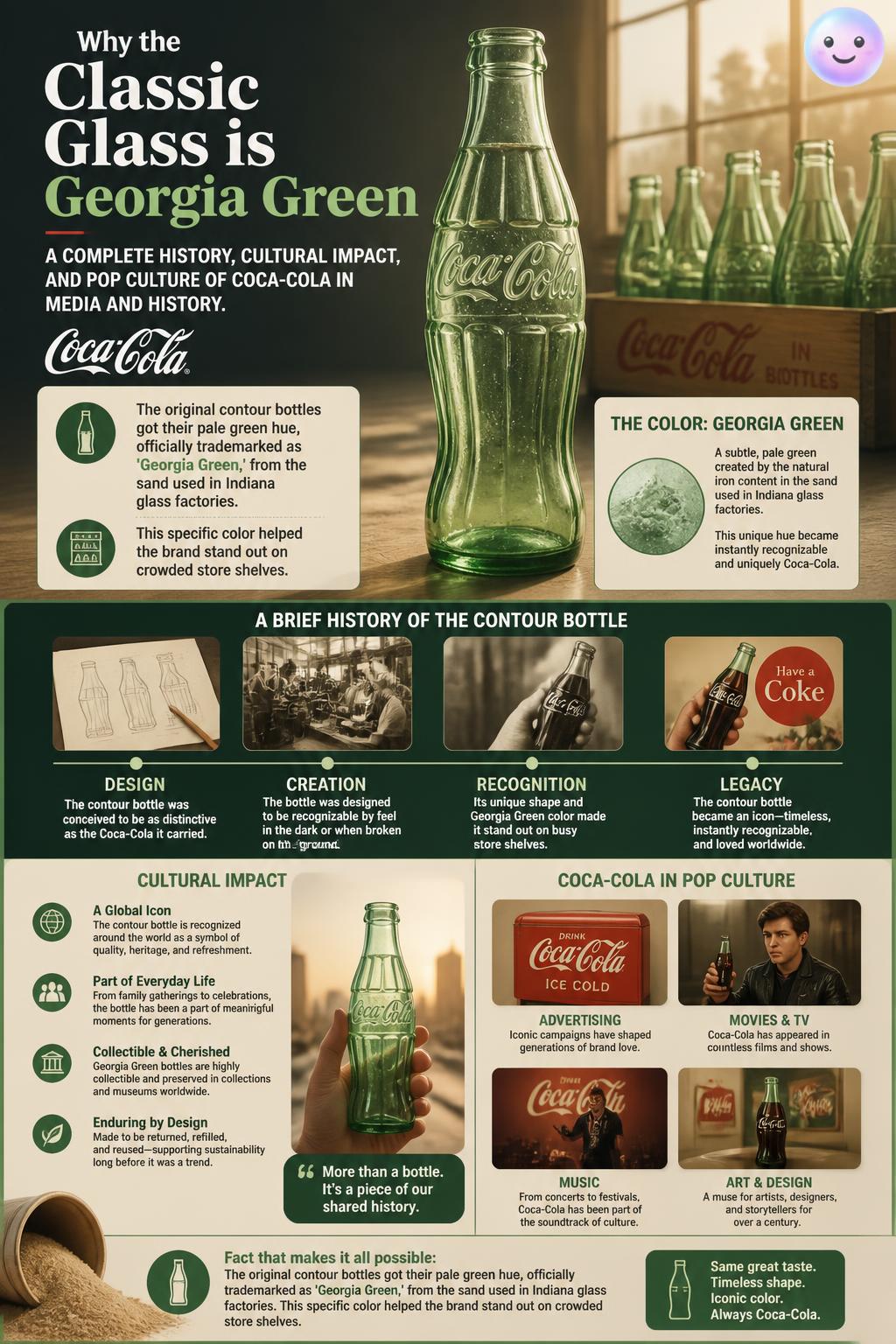 Why the classic glass is Georgia green