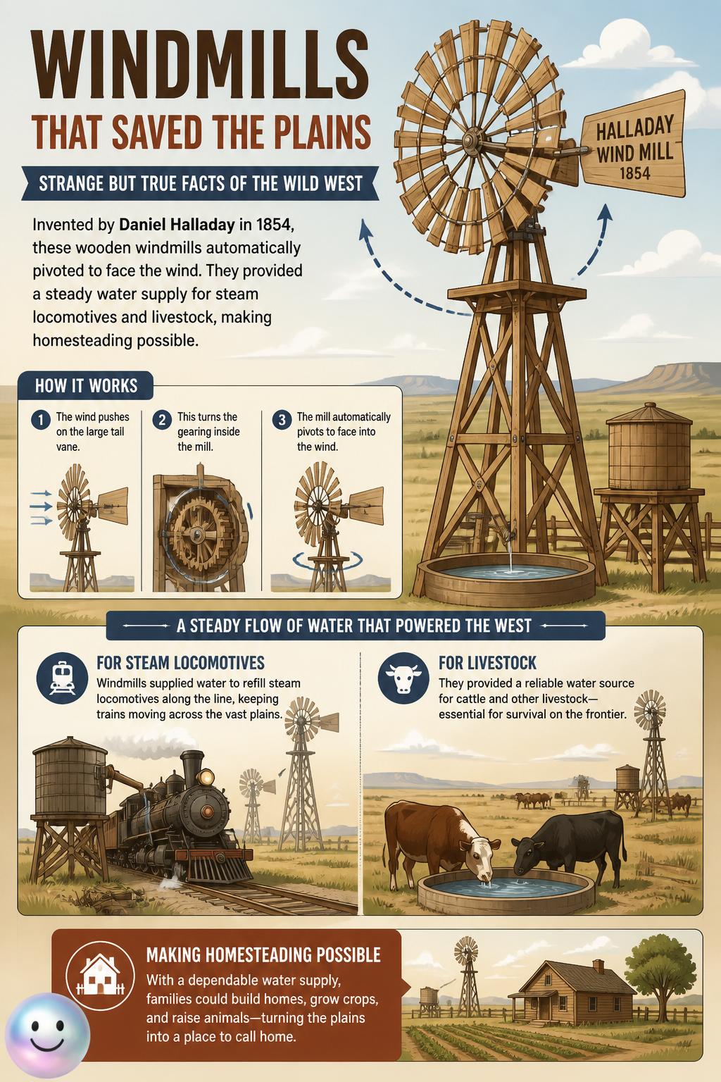 Windmills that saved the plains