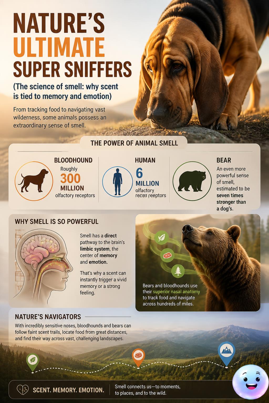 Nature's ultimate super sniffers