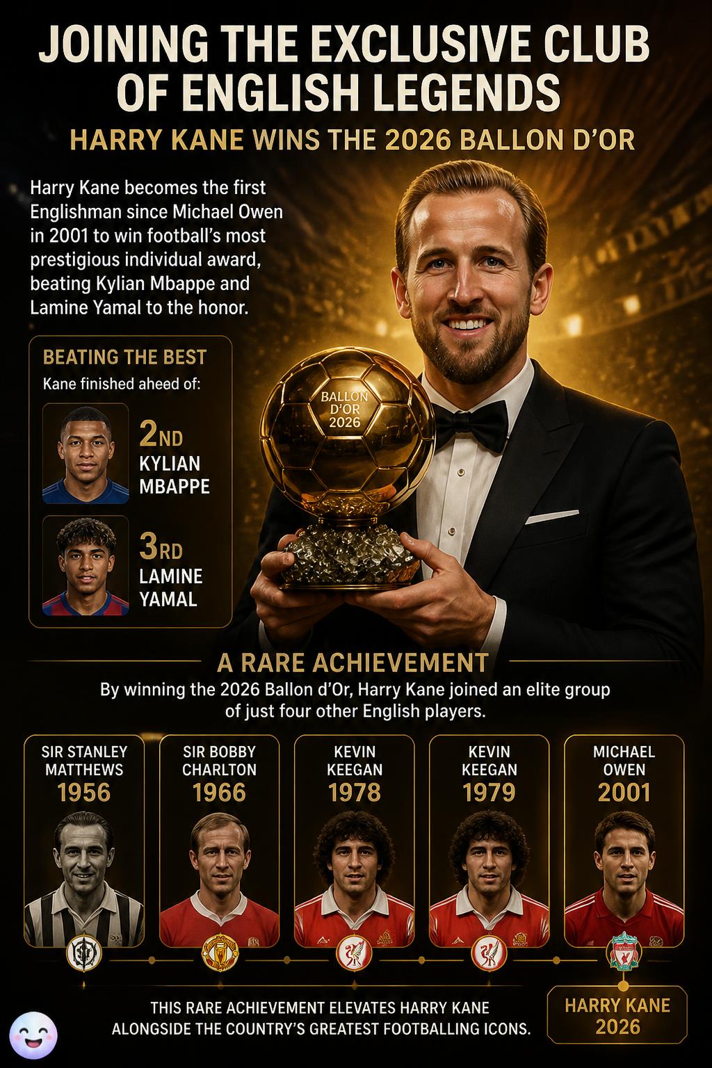 Joining the exclusive club of English legends