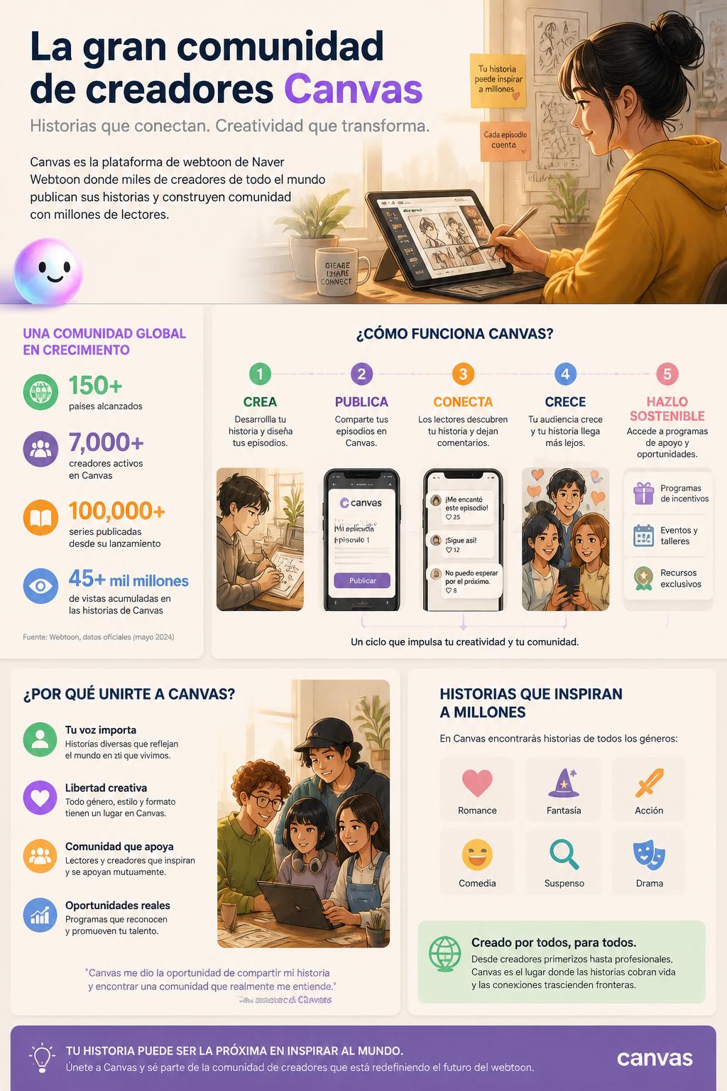 La gran comunidad de creadores Canvas