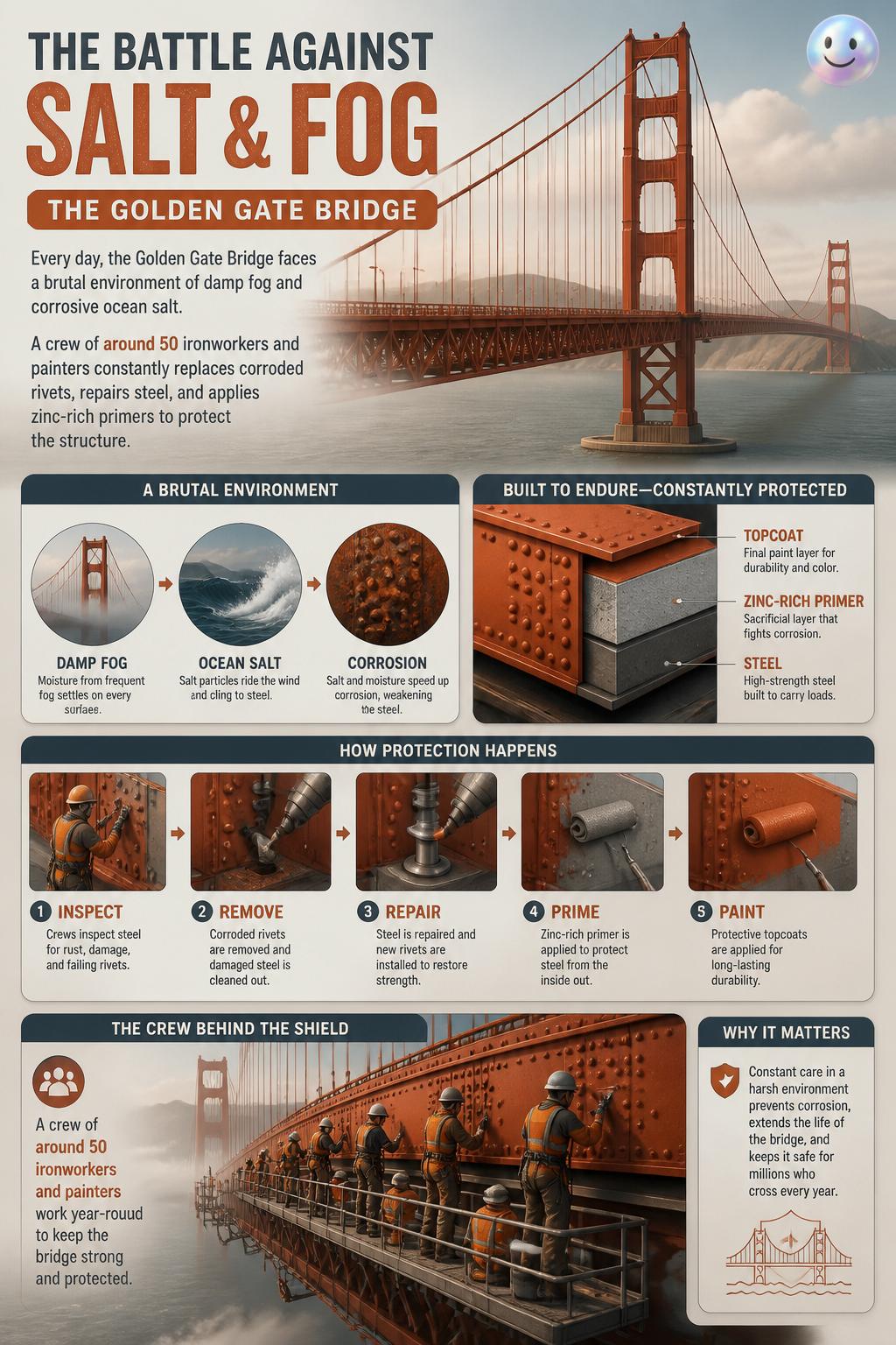 The battle against salt and fog