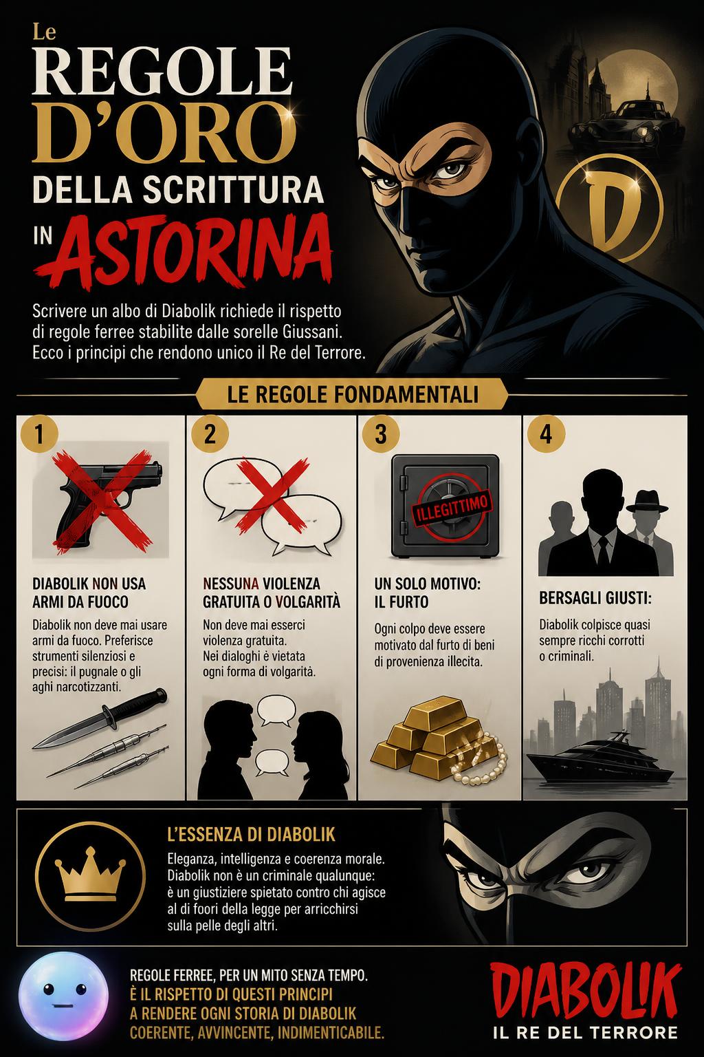 Le regole d'oro della scrittura in Astorina
