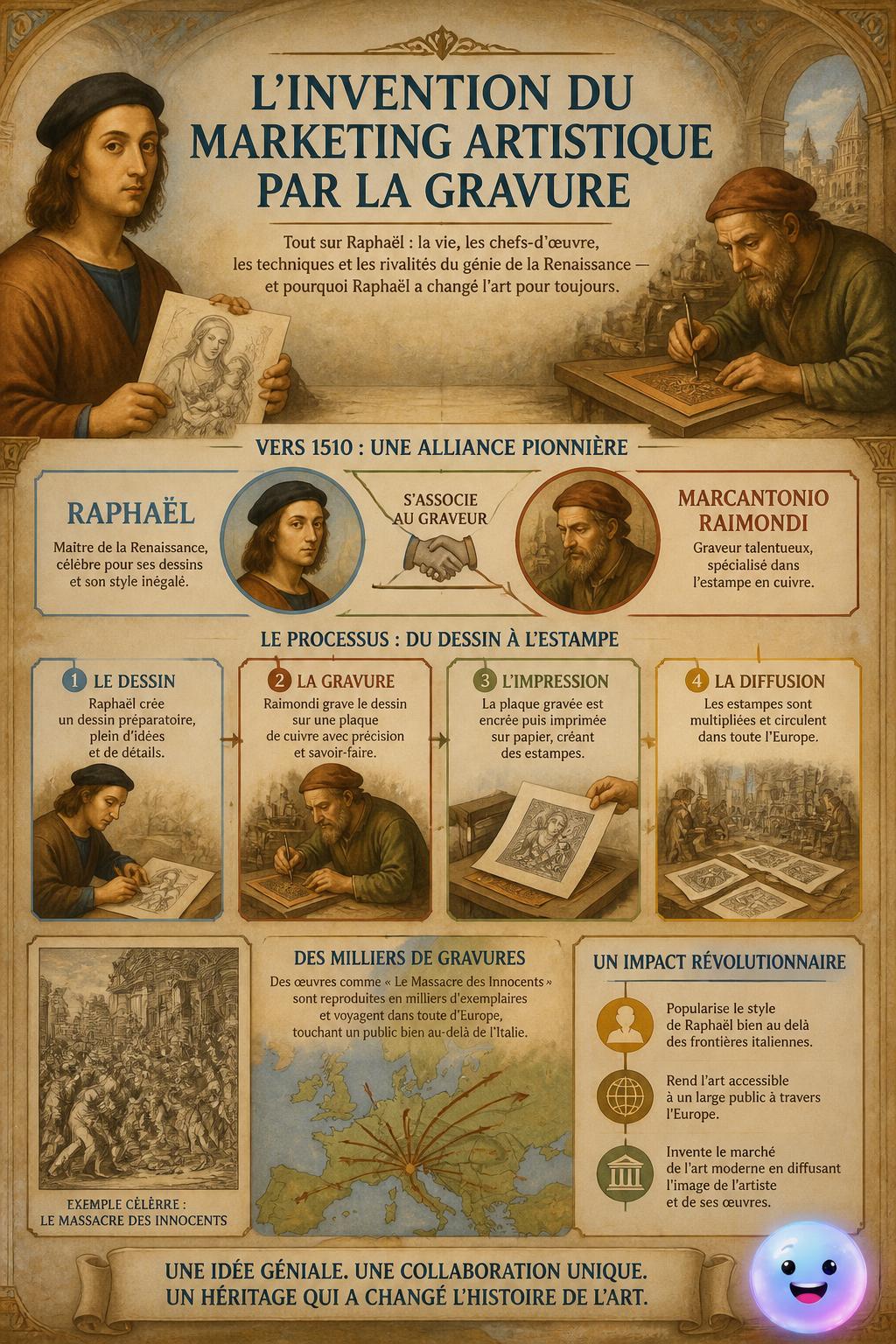 L'invention du marketing artistique par la gravure