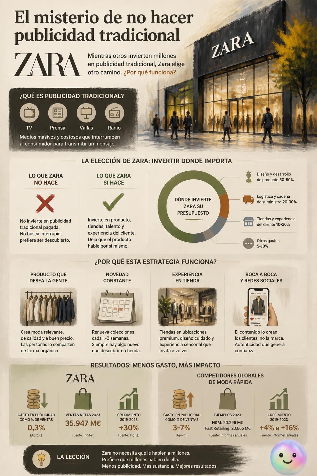 El misterio de no hacer publicidad tradicional