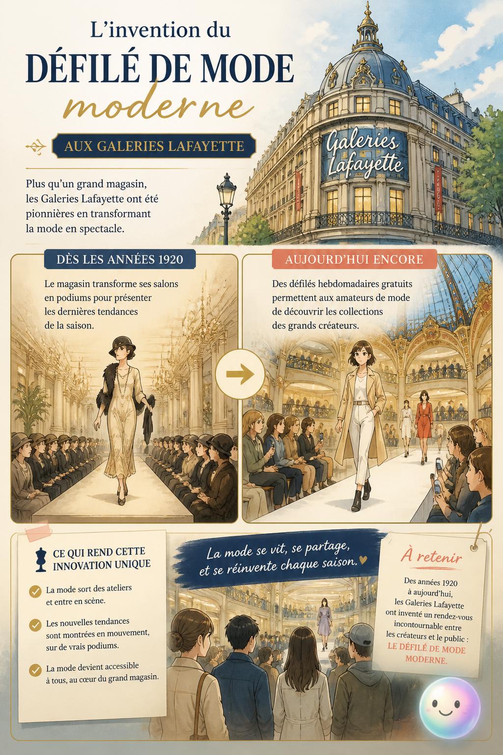 L'invention du défilé de mode moderne