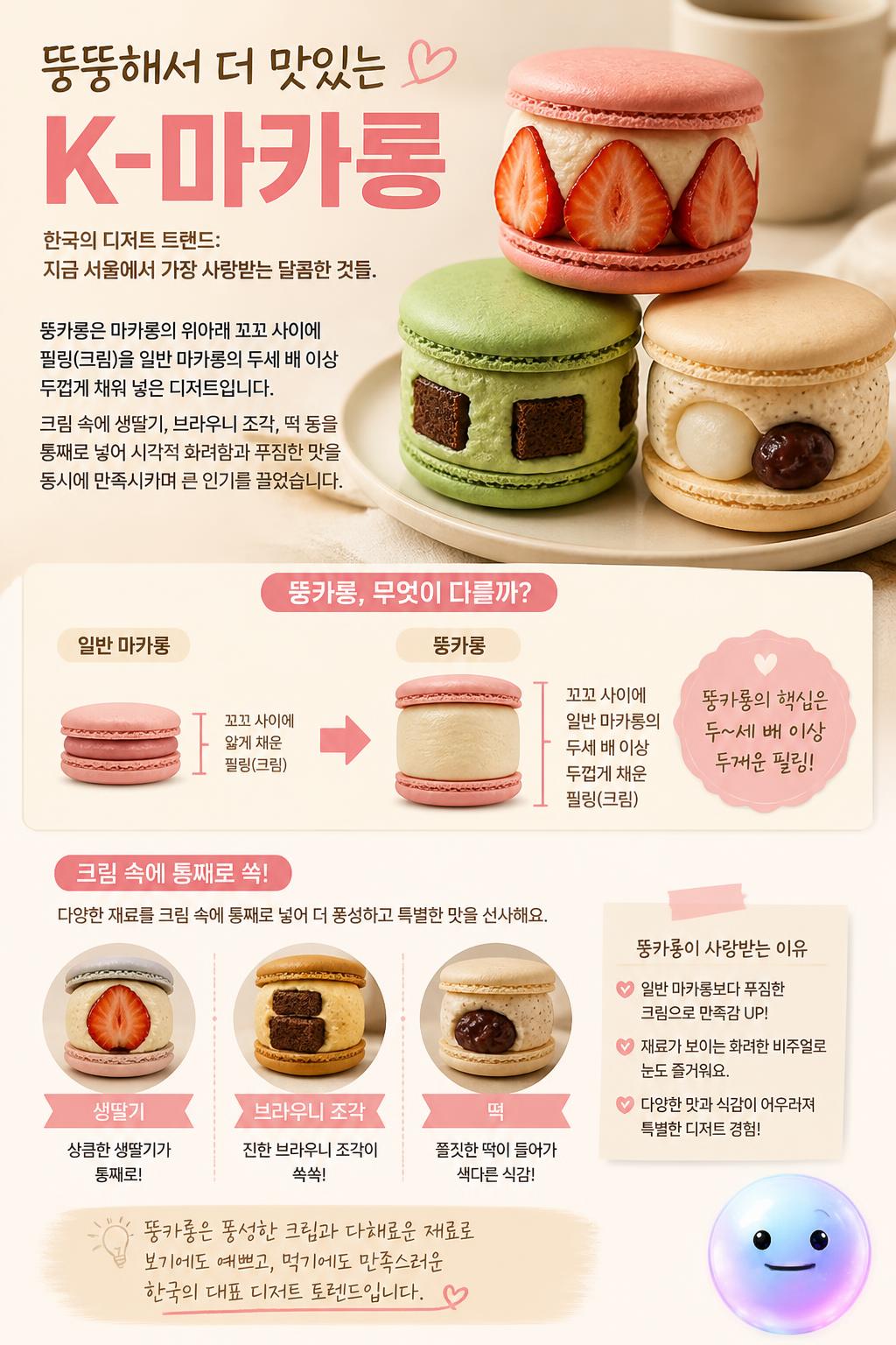 뚱뚱해서 더 맛있는 K-마카롱