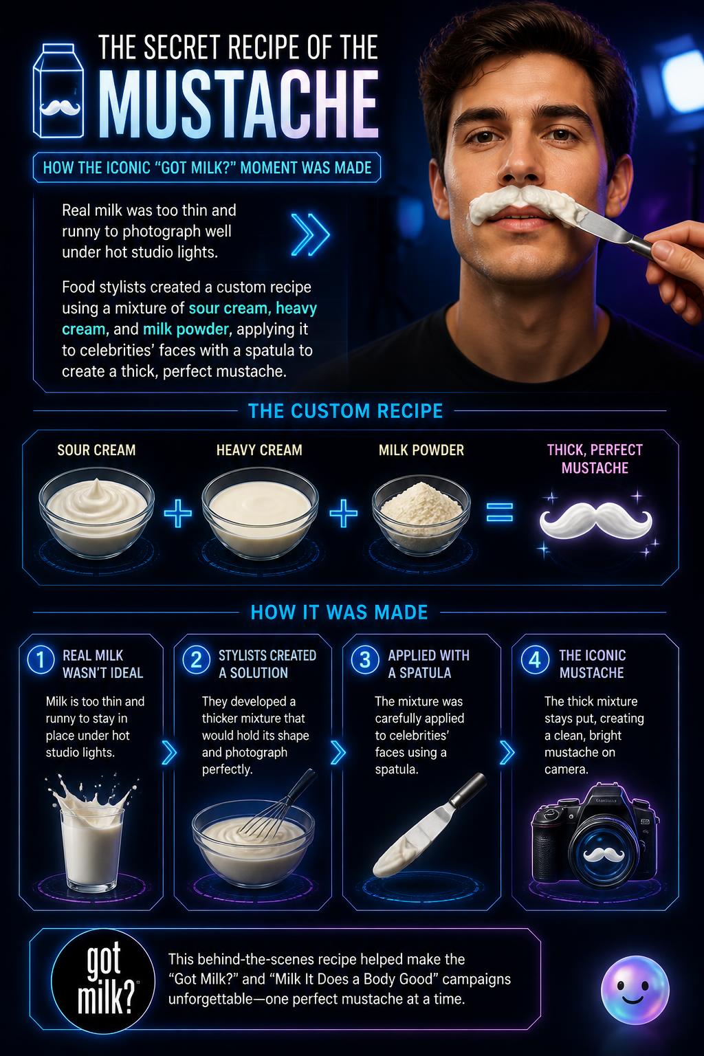 The secret recipe of the mustache
