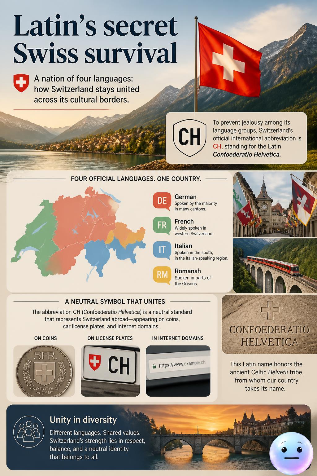 Latin's secret Swiss survival