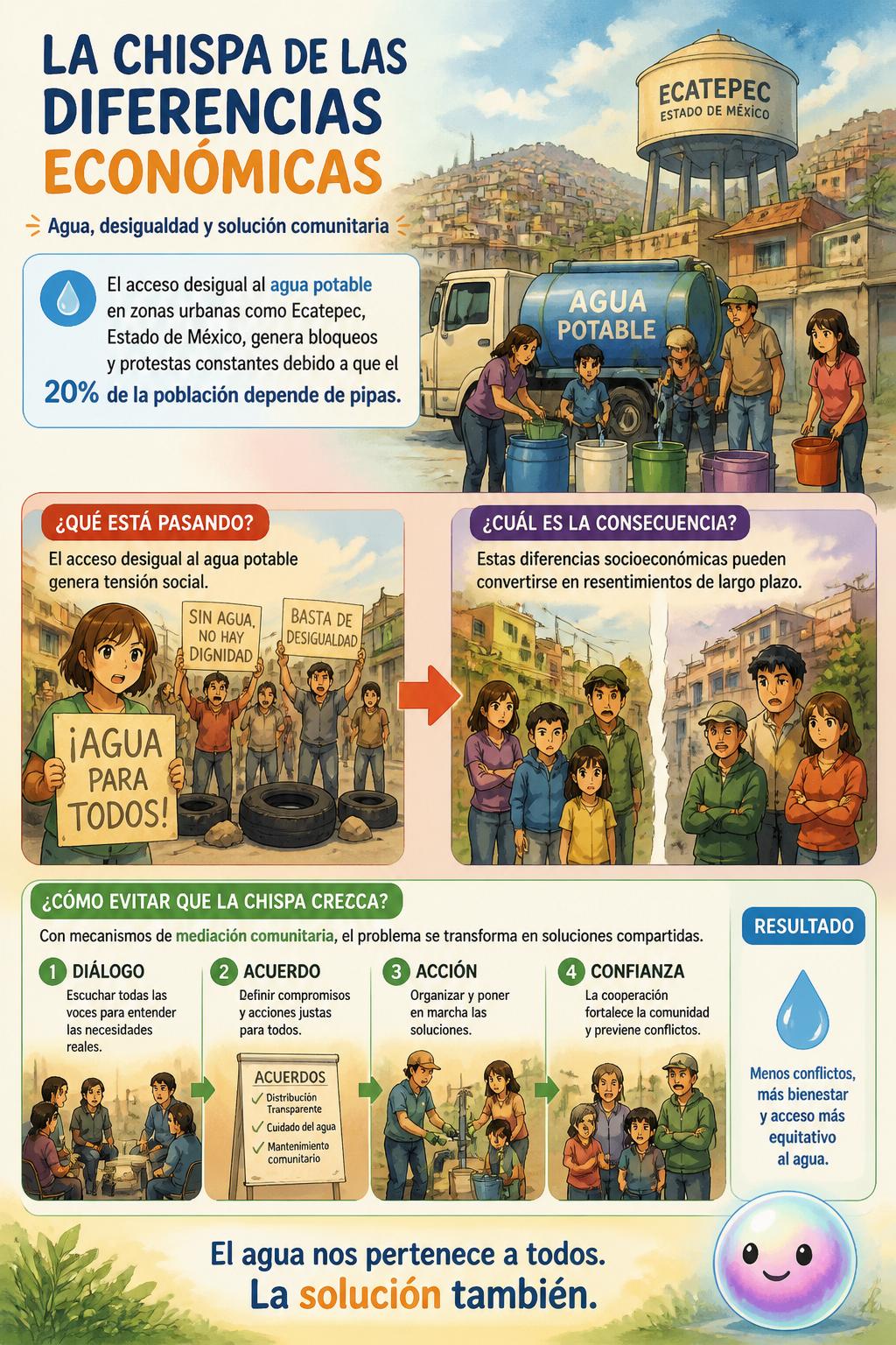 La chispa de las diferencias económicas