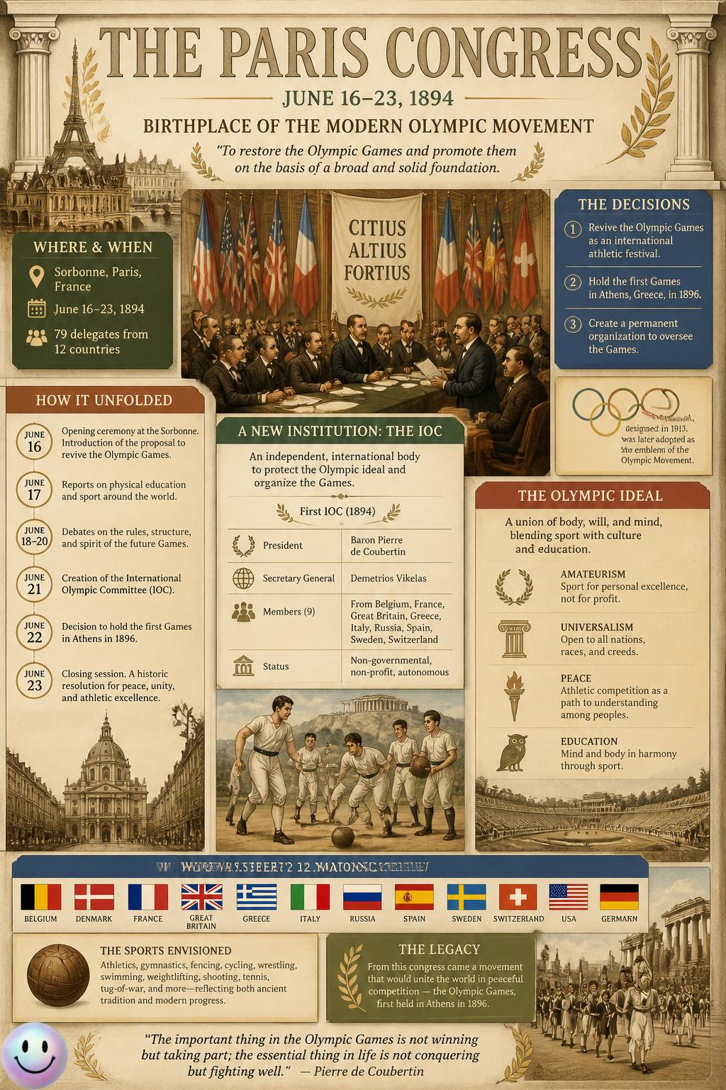 The historic Paris congress